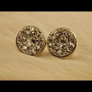 Druzy Stud Earrings